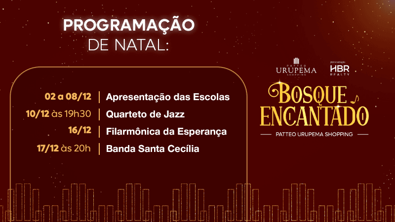 Ilustração do evento: APRESENTAÇÕES NATALINAS 02/12/2025 à 17/12/2025