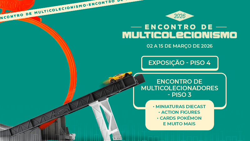 Ilustração do evento: Patteo Urupema Shopping recebe exposição de itens colecionáveis e encontro para troca e venda